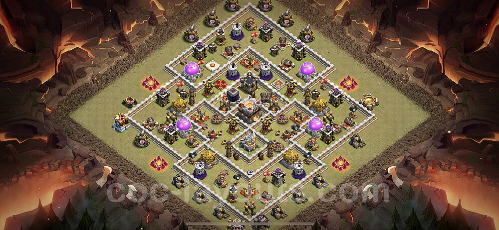High Win-Rate TH11 War Base – Anti 2-Star Layout Season 2026