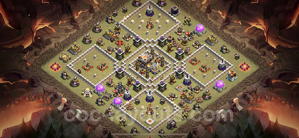 High Win-Rate TH11 War Base – Anti Everything Layout 2026