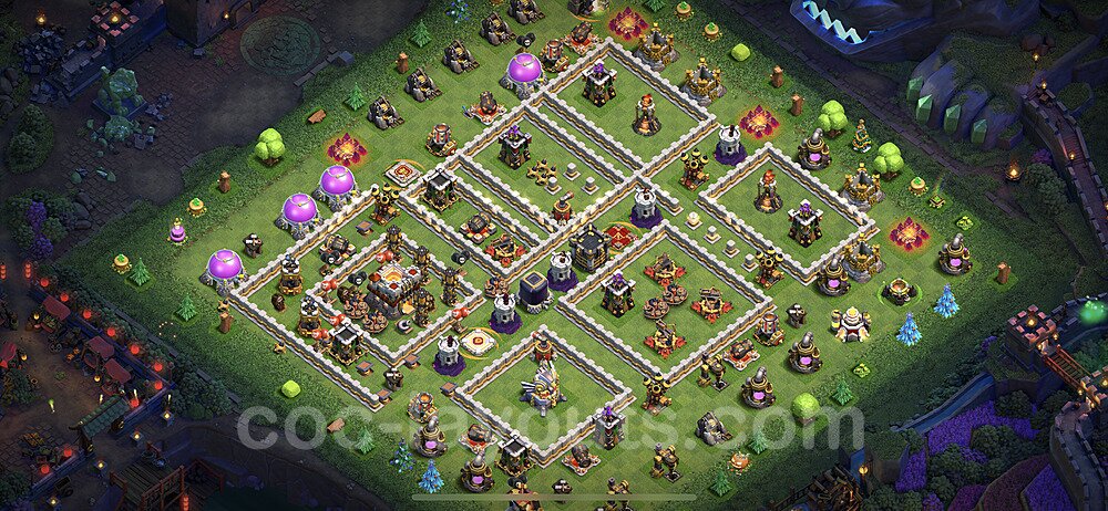 High Win-Rate TH11 War Base β Anti Everything Layout CoC 2026