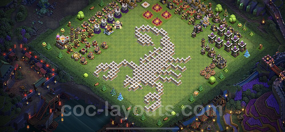 High Win-Rate TH11 War Base β Solid Defense Layout 2026