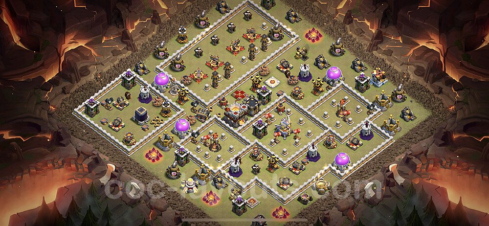 Optimized TH11 Base β Anti 2-Star War Plan Season 2026