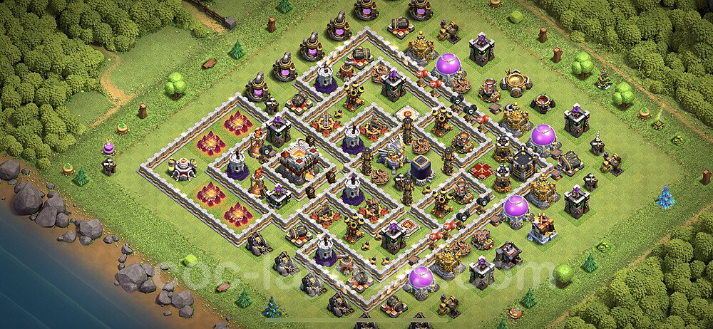 Optimized TH11 Base – Anti Everything War Plan 2025