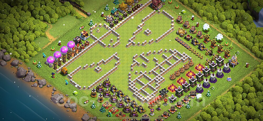 Optimized TH11 Base – Solid Defense War Plan Updated 2026