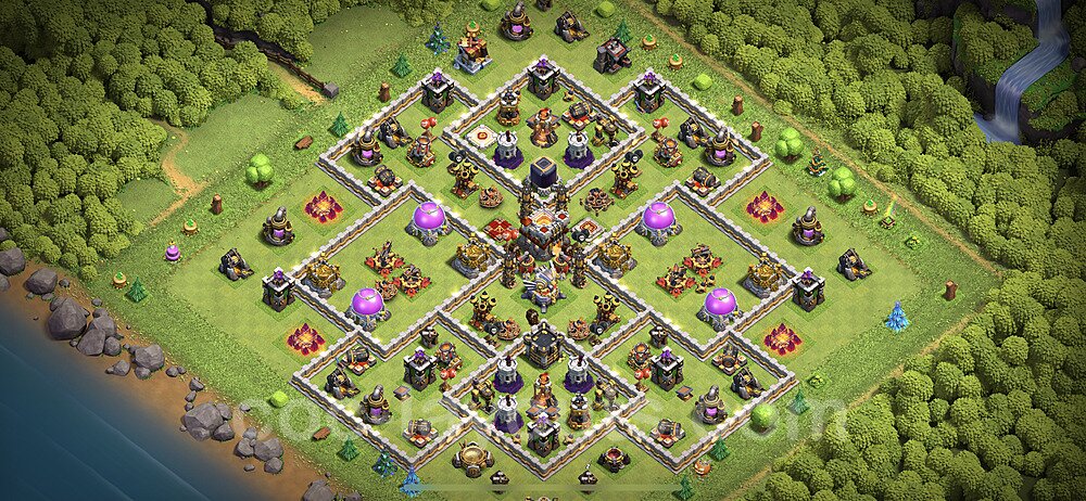 Pro TH11 Hybrid Design – Hybrid Defense Base Link CoC 2026