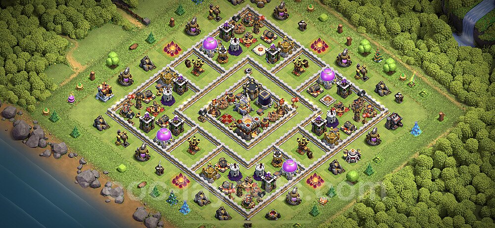 Ranked TH11 Hybrid Base – Hybrid Defense with Link CoC 2026