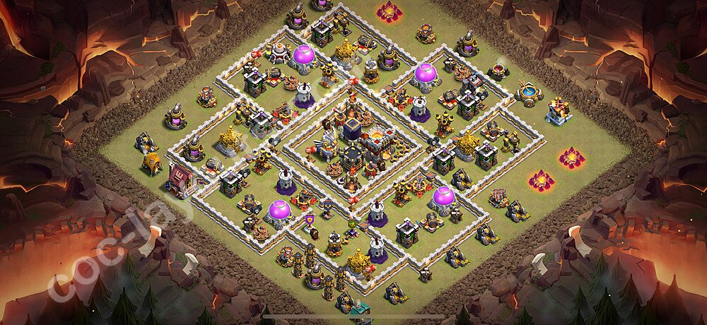 Ranked TH11 War Base – Anti 3-Star with Link Season 2026