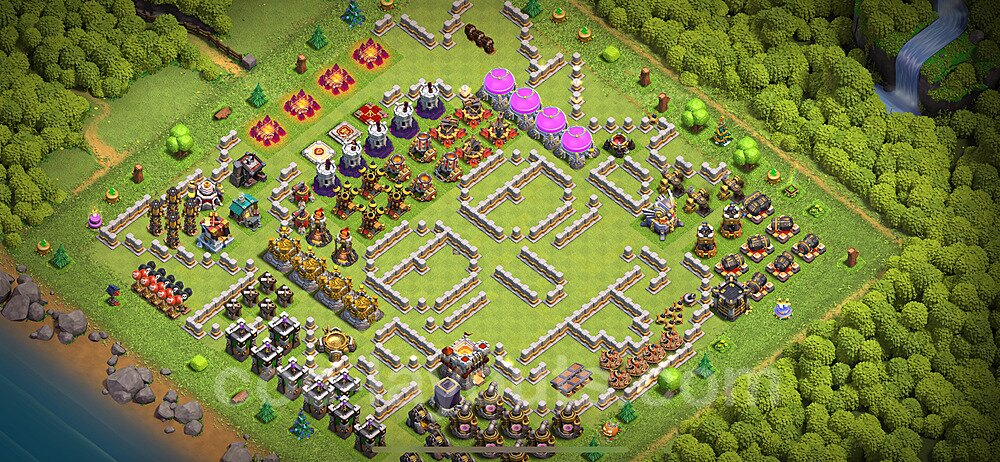 Ranked TH11 War Base – Solid Defense with Link CoC 2026