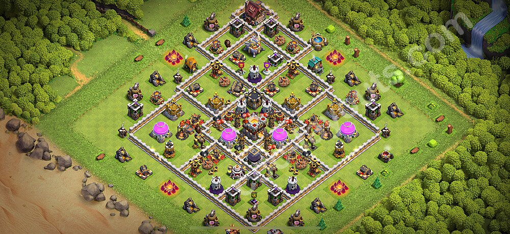 Resource Protection Layout for TH11 – Proven Farming Base 2025