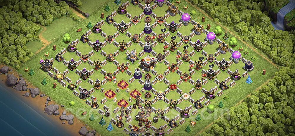 Strongest TH11 War Base – Solid Defense Guide 2025