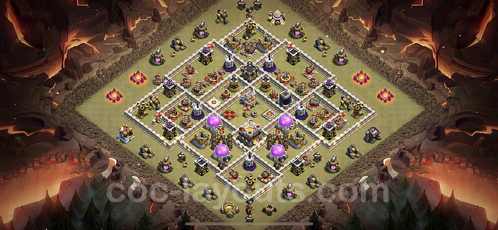 Tested TH11 Hybrid Base – Anti 3-Star Plan & Copy Link Season 2026