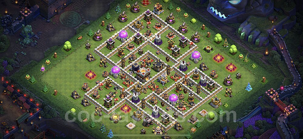 Tested TH11 War Base β Anti 3-Star Plan & Copy Link Updated 2026