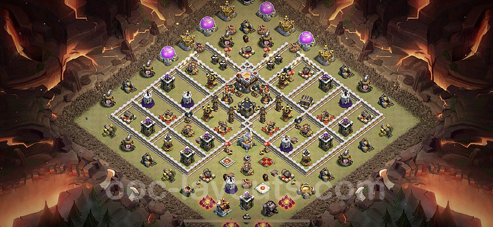 TH11 Anti Everything Base – Competitive War Layout Updated 2026