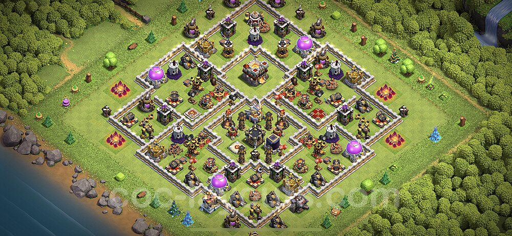 TH11 Base with Copy Link – Anti Everything War Layout 2025