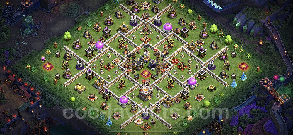 TH11 Base with Copy Link β Resource Protection Farming Layout 2026