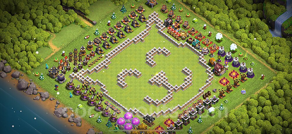 TH11 Base with Copy Link β Solid Defense War Layout 2025
