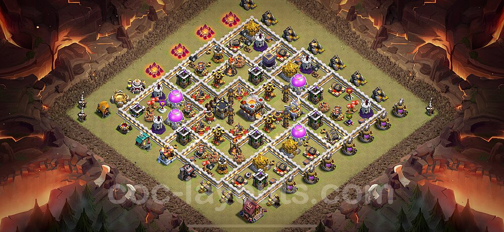 TH11 Hybrid Base Plan – Hybrid Defense with Base Link Season 2026