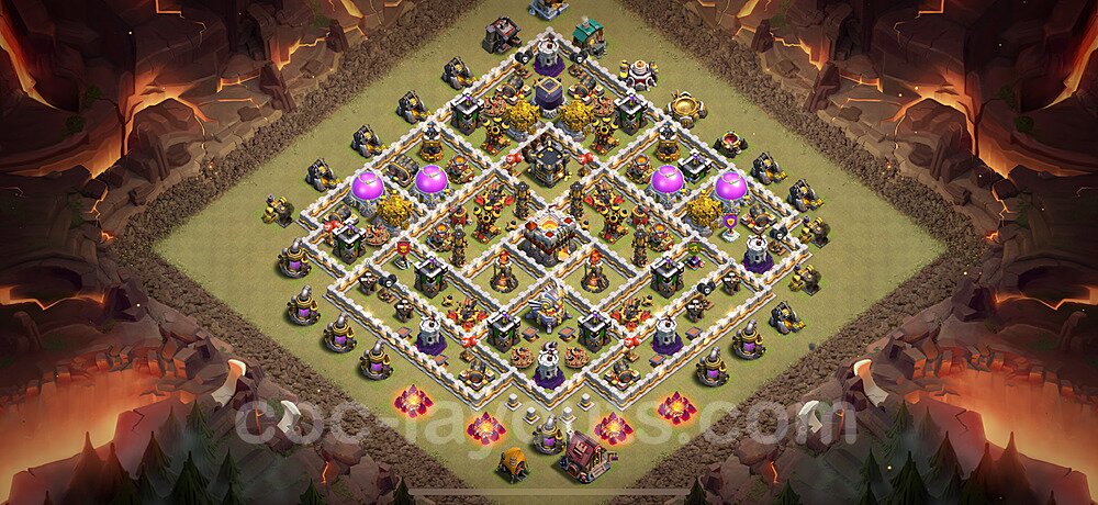 TH11 Hybrid Defense Base β Award-Winning Hybrid Layout 2026