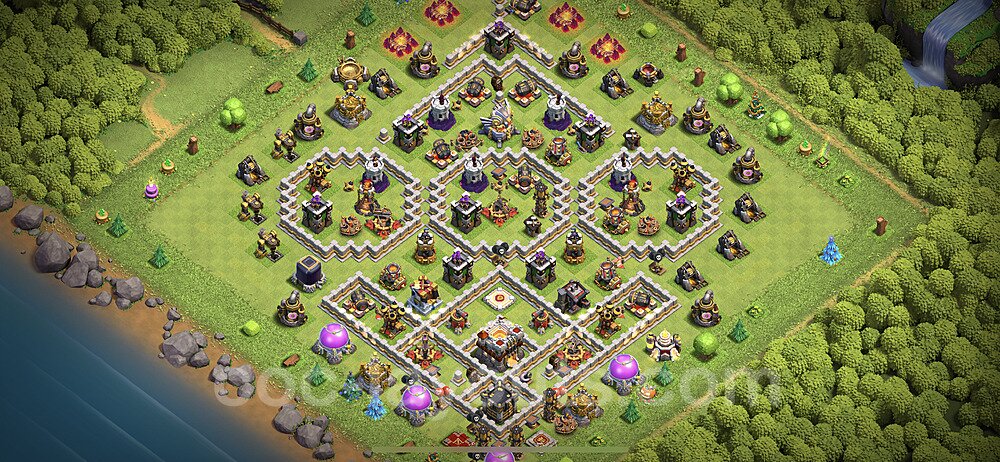 TH11 War Layout – Anti Air Strategy & Base Link 2026