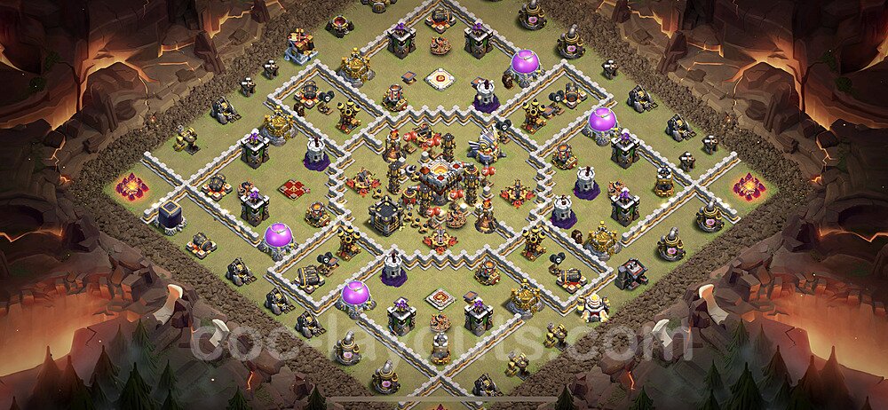 TH11 War Setup – Anti 3-Star Defensive Layout 2025