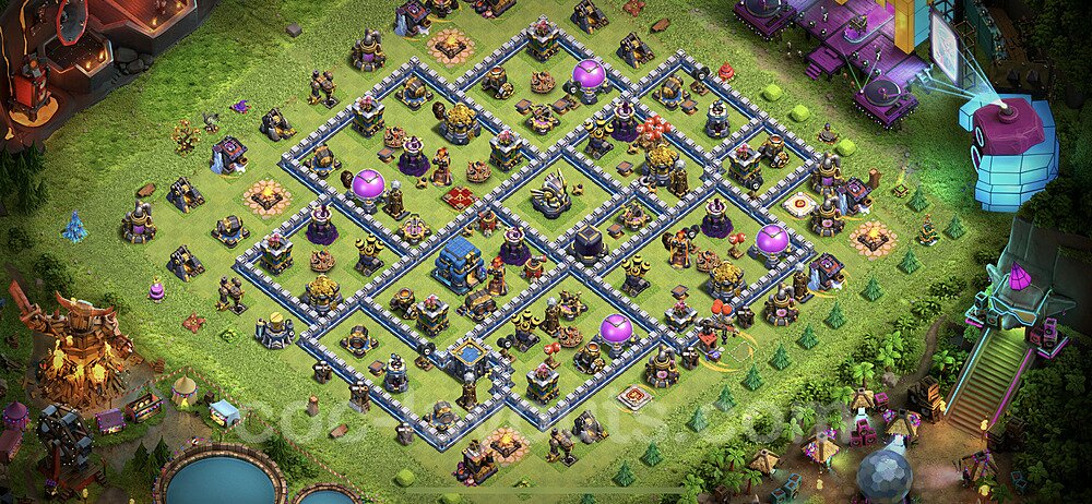 Anti Everything Layout for TH12 – Proven Farming Base Season 2026