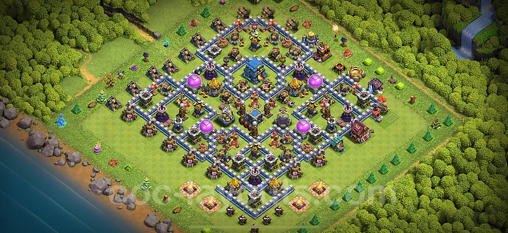 Anti Everything TH12 Base Layout | Best Hybrid Design Season 2026