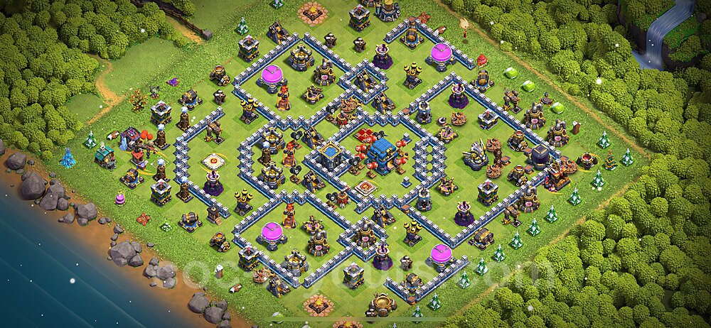 Anti Everything TH12 Base Layout | Best Hybrid Design Season 2026