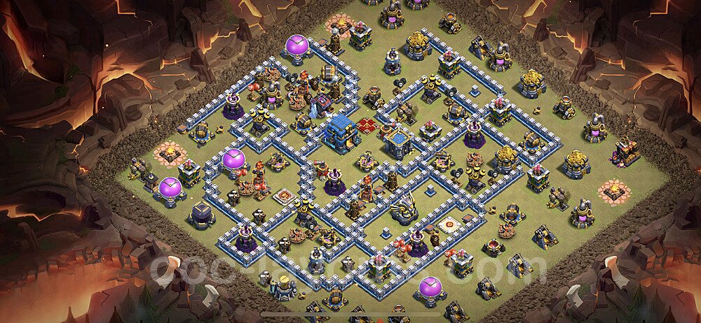 Anti Everything TH12 Base Layout | Best War Design 2025