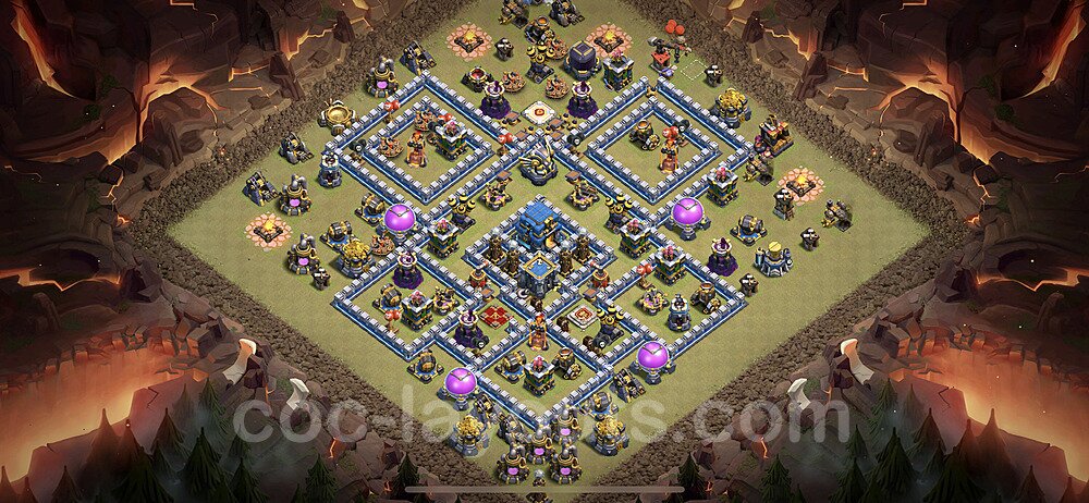 Anti Everything TH12 Base Layout | Best War Design 2026