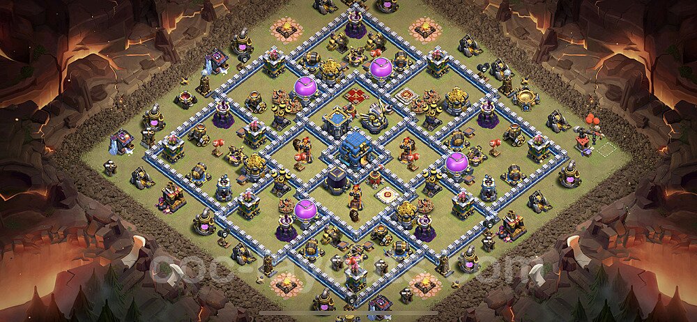 Best TH12 War Base – Anti 3-Star Plan Season 2026