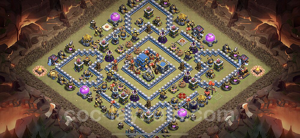 Best TH12 War Base – Anti Everything Plan Season 2026