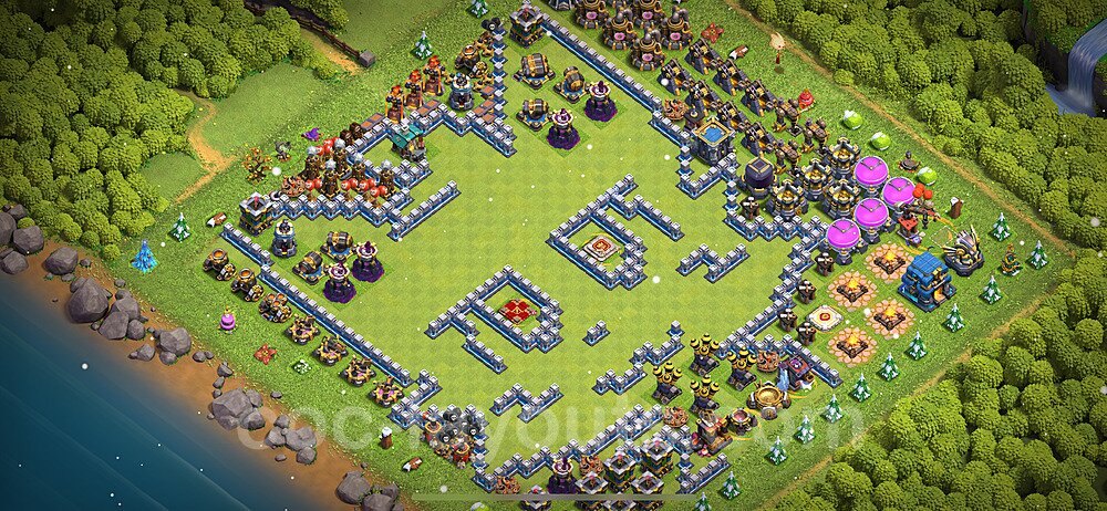 Best TH12 War Base – Solid Defense Plan 2026