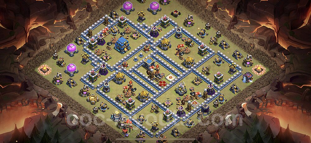 Clash of Clans TH12 War Base – Anti 2-Star Design Updated 2026