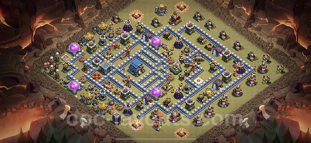 Clash of Clans TH12 War Base – Anti Everything Design 2025