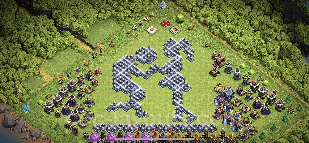 Clash of Clans TH12 War Base – Solid Defense Design Season 2026