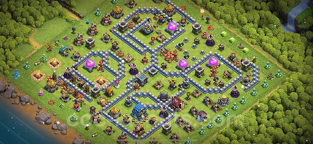 Clash of Clans TH12 War Base – Solid Defense Design Updated 2026