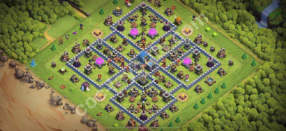Dominate with This TH12 Hybrid Base – Anti 2-Star CoC 2026