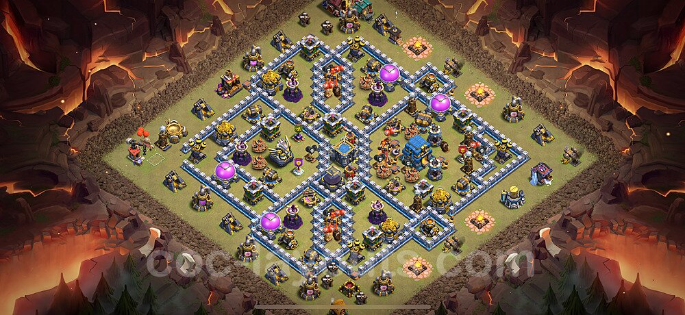 Dominate with This TH12 Hybrid Base – Hybrid Defense Season 2026