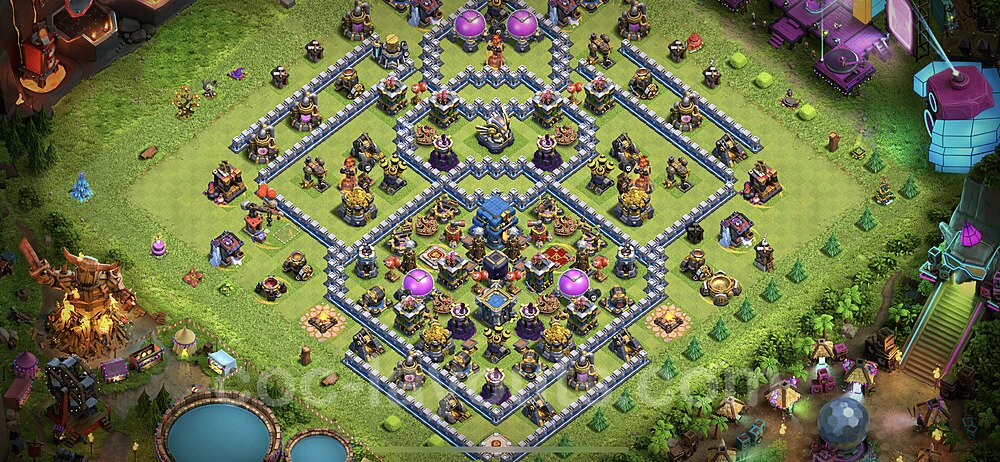 Dominate with This TH12 Hybrid Base – Hybrid Defense Updated 2026