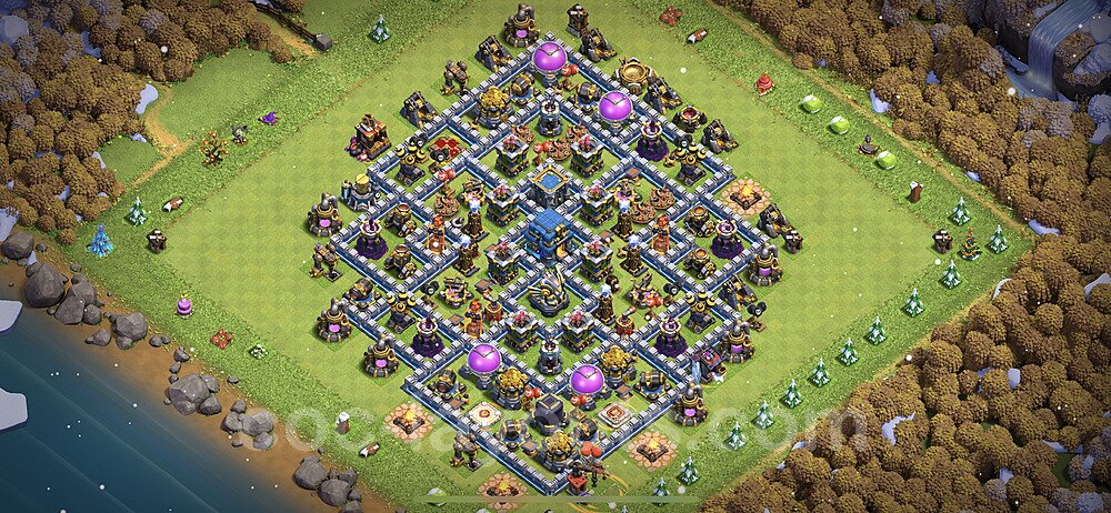 Dominate with This TH12 Hybrid Base – Trophy Pushing Season 2026