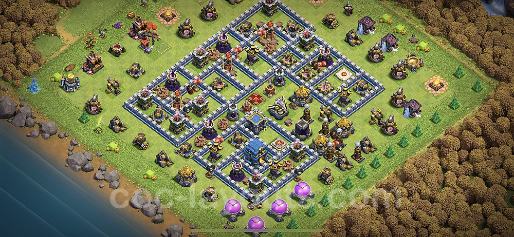 High Win-Rate TH12 Trophy Base – Trophy Pushing Layout 2026