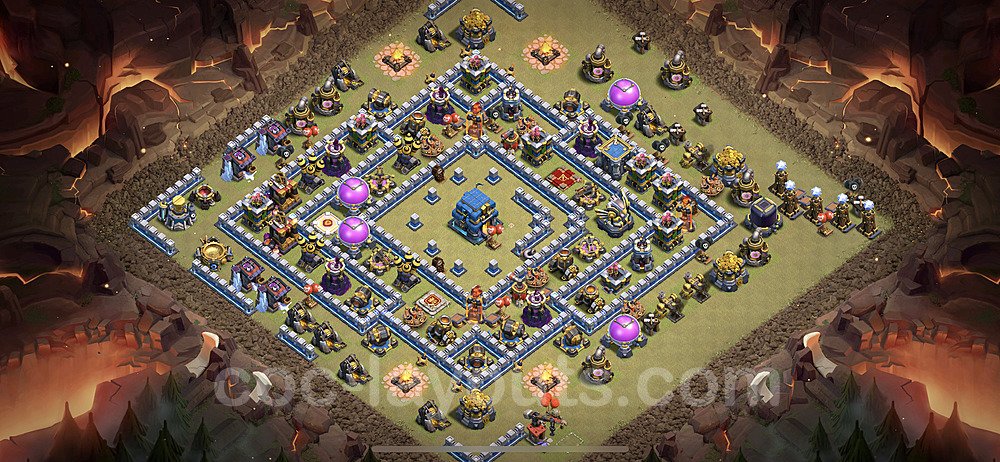 High Win-Rate TH12 War Base – Anti Everything Layout Updated 2026