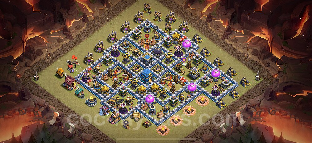 New TH12 Hybrid Base β Hybrid Defense Design & Copy Link Season 2026