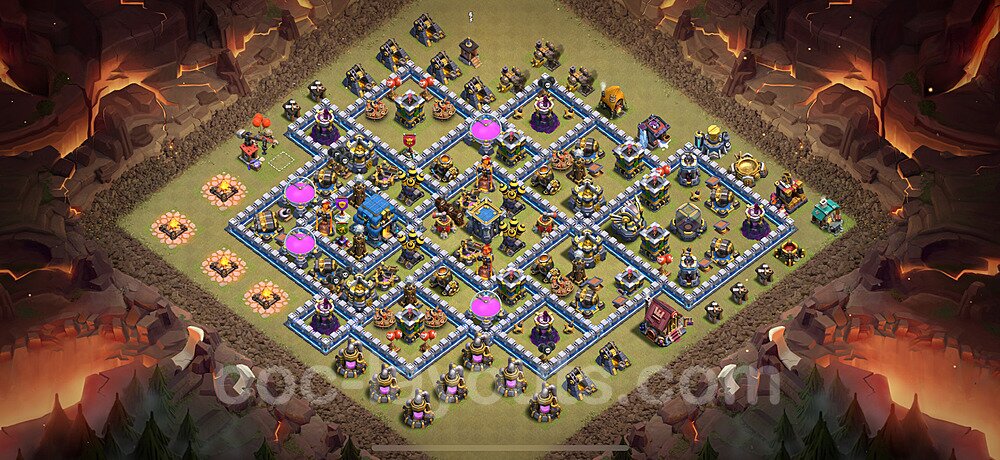Optimized TH12 Base – Anti 2-Star War Plan Updated 2026