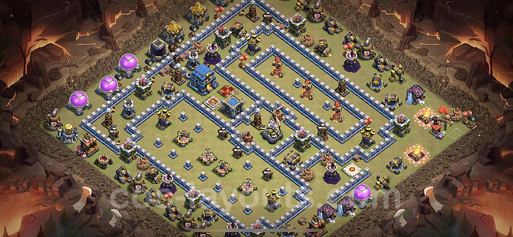 Optimized TH12 Base – Anti Everything War Plan 2025