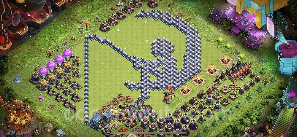 Optimized TH12 Base – Solid Defense War Plan CoC 2026