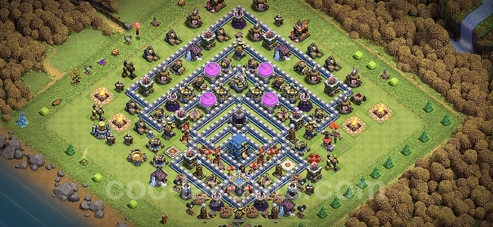 Ranked TH12 Hybrid Base – Resource Protection with Link CoC 2026