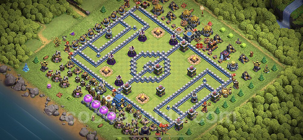 Ranked TH12 War Base β Solid Defense with Link 2026