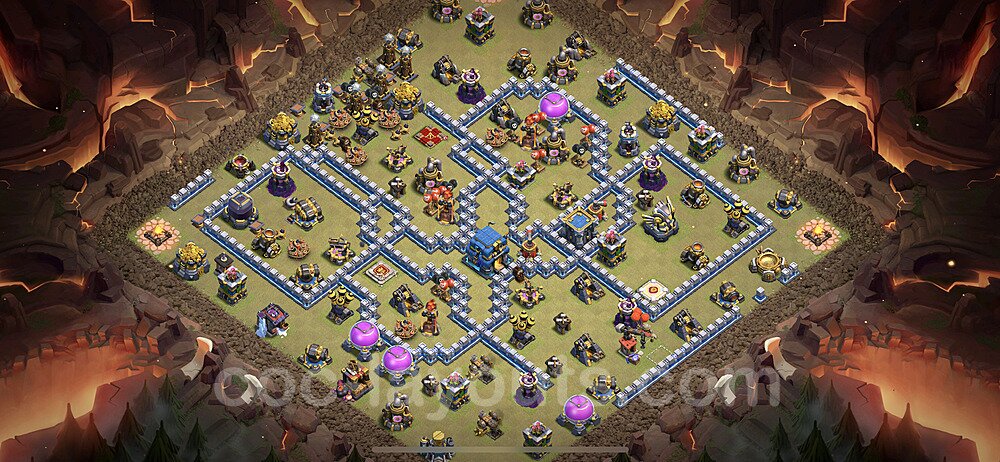 Solid Defense Layout for TH12 – Proven War Base 2025