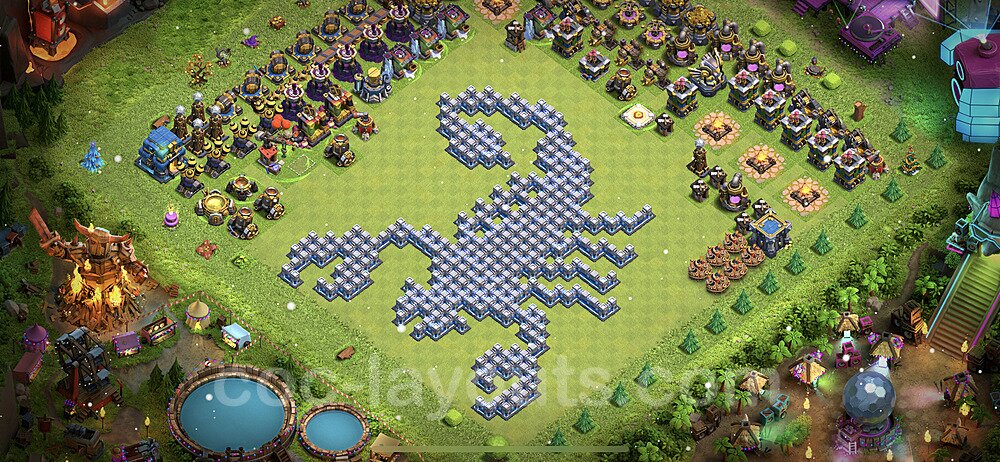 Solid Defense War Base for TH12 – Instant Copy Link 2025
