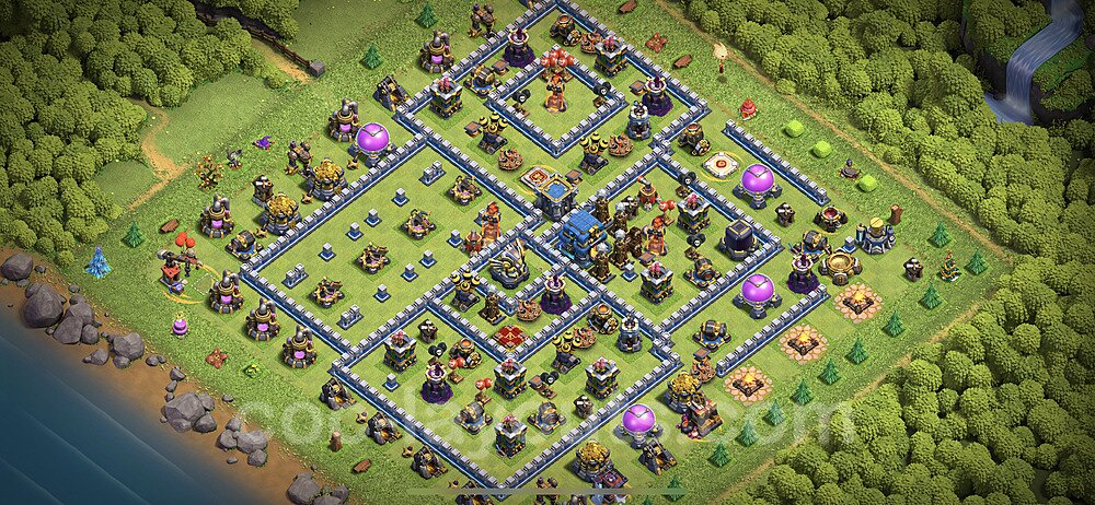 Strongest TH12 Farming Base – Resource Protection Guide 2025